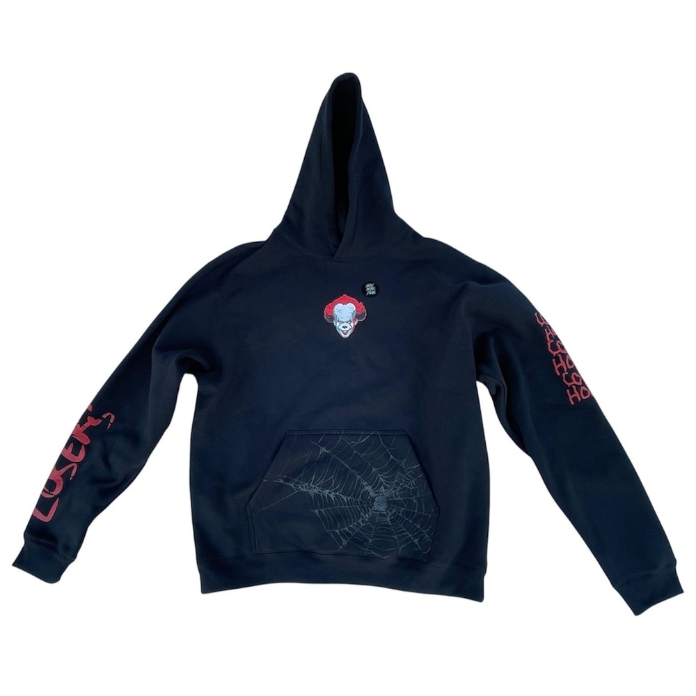 Shoe Palace IT Chapter Two Pennywise Glow In The Dark Hoodie Black XL JM.0123/82